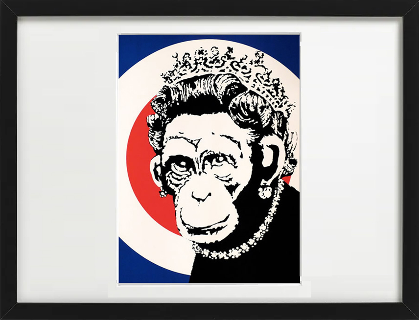 BANKSY　Monkey Queen  COA